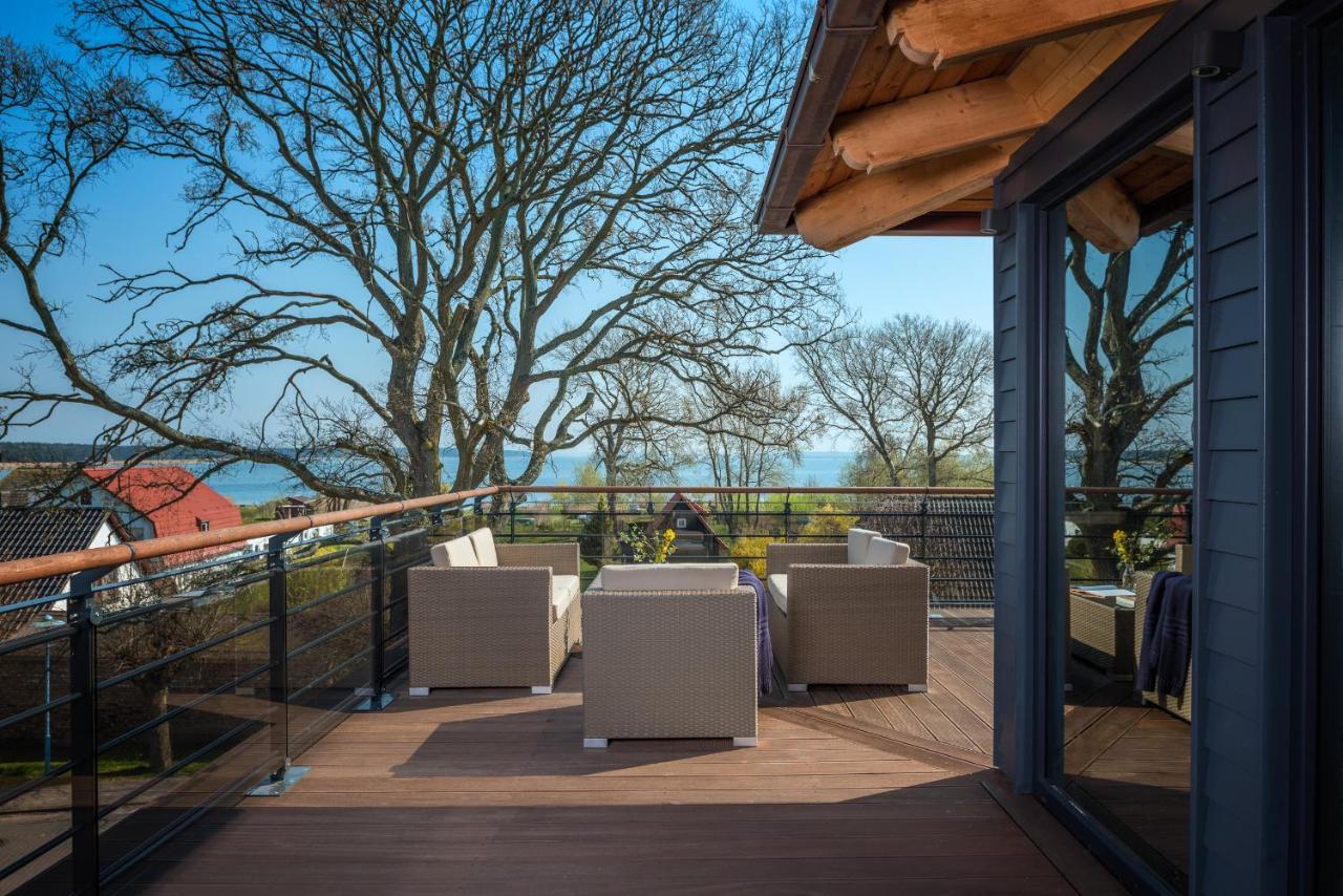 Villa Lotsenhaeuser Ruegen - Luxus Ferienhaus - 3 Schlafzimmer - Sauna - Dachterrasse Mit Boddenblick ブレーゲ エクステリア 写真