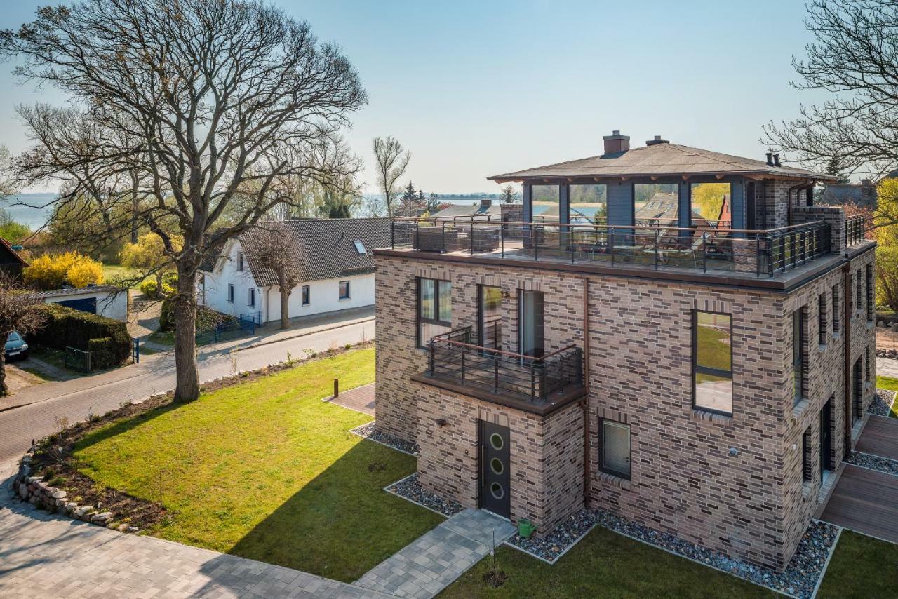 Villa Lotsenhaeuser Ruegen - Luxus Ferienhaus - 3 Schlafzimmer - Sauna - Dachterrasse Mit Boddenblick ブレーゲ エクステリア 写真