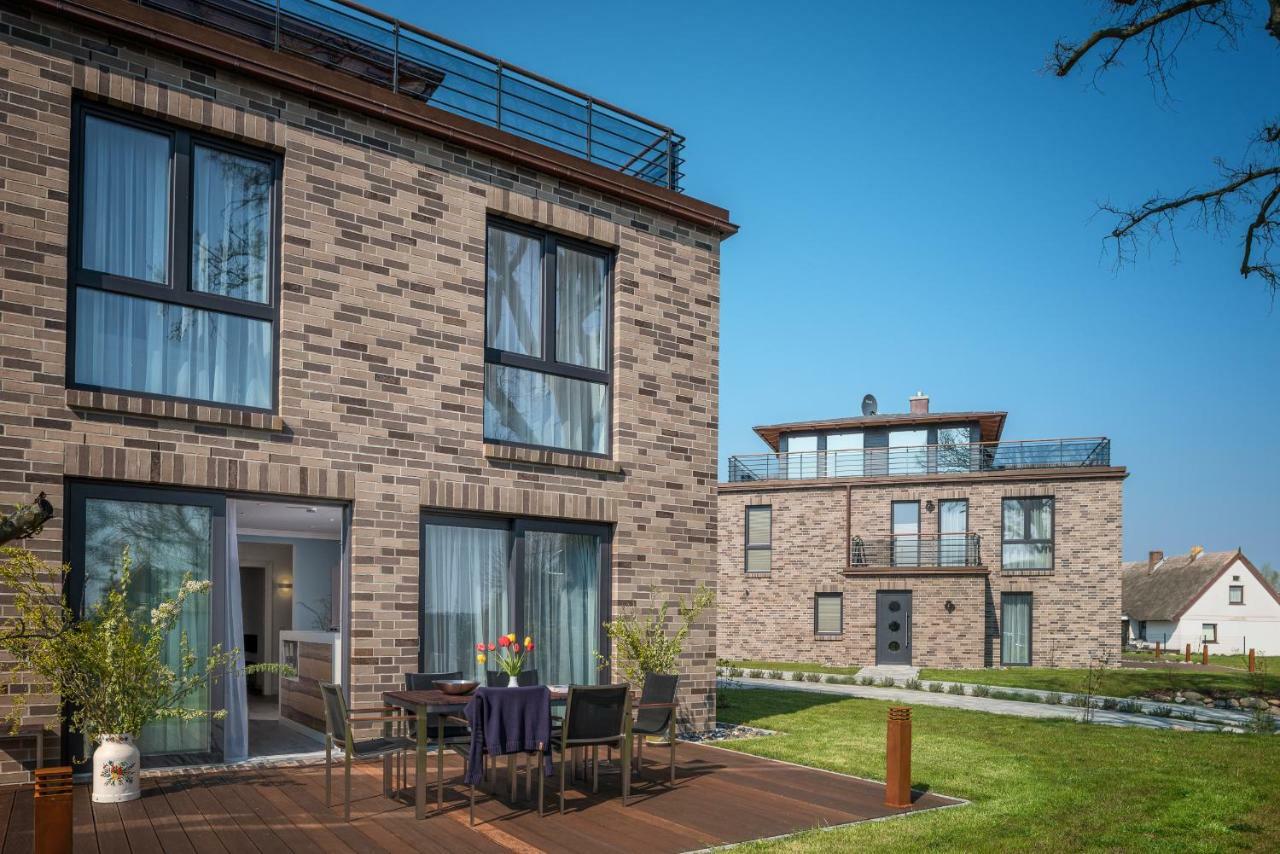 Villa Lotsenhaeuser Ruegen - Luxus Ferienhaus - 3 Schlafzimmer - Sauna - Dachterrasse Mit Boddenblick ブレーゲ エクステリア 写真